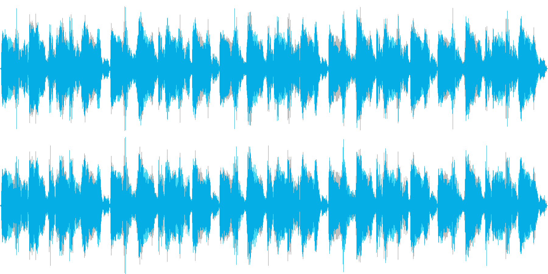 DJの方の素材にも使えるBGM曲です。の再生済みの波形