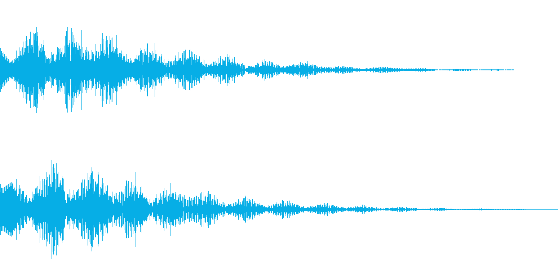 サスペンスっぽい怪しいエレピ音の再生済みの波形