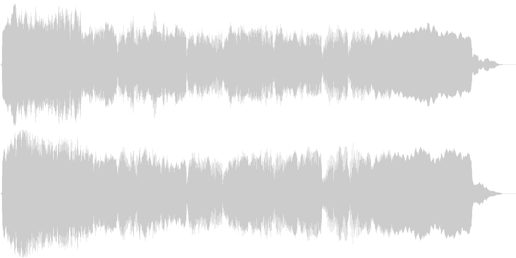 アジアン(ショートBGM)の未再生の波形