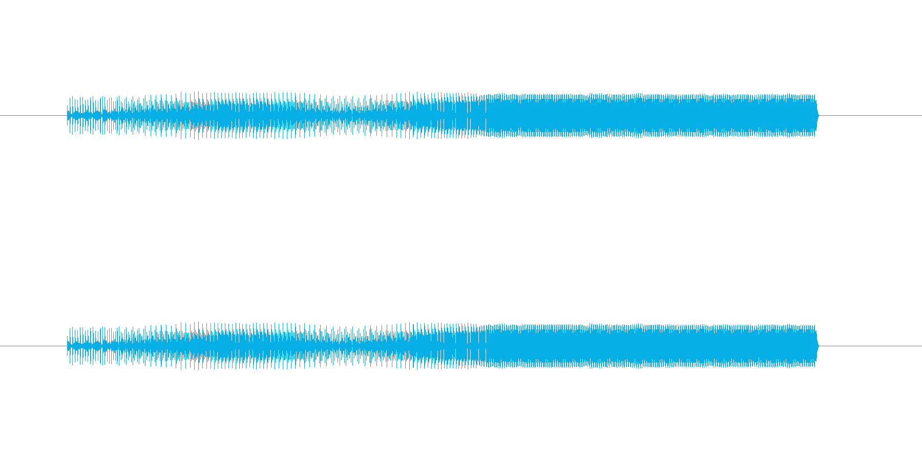 敵を倒したときの音の再生済みの波形