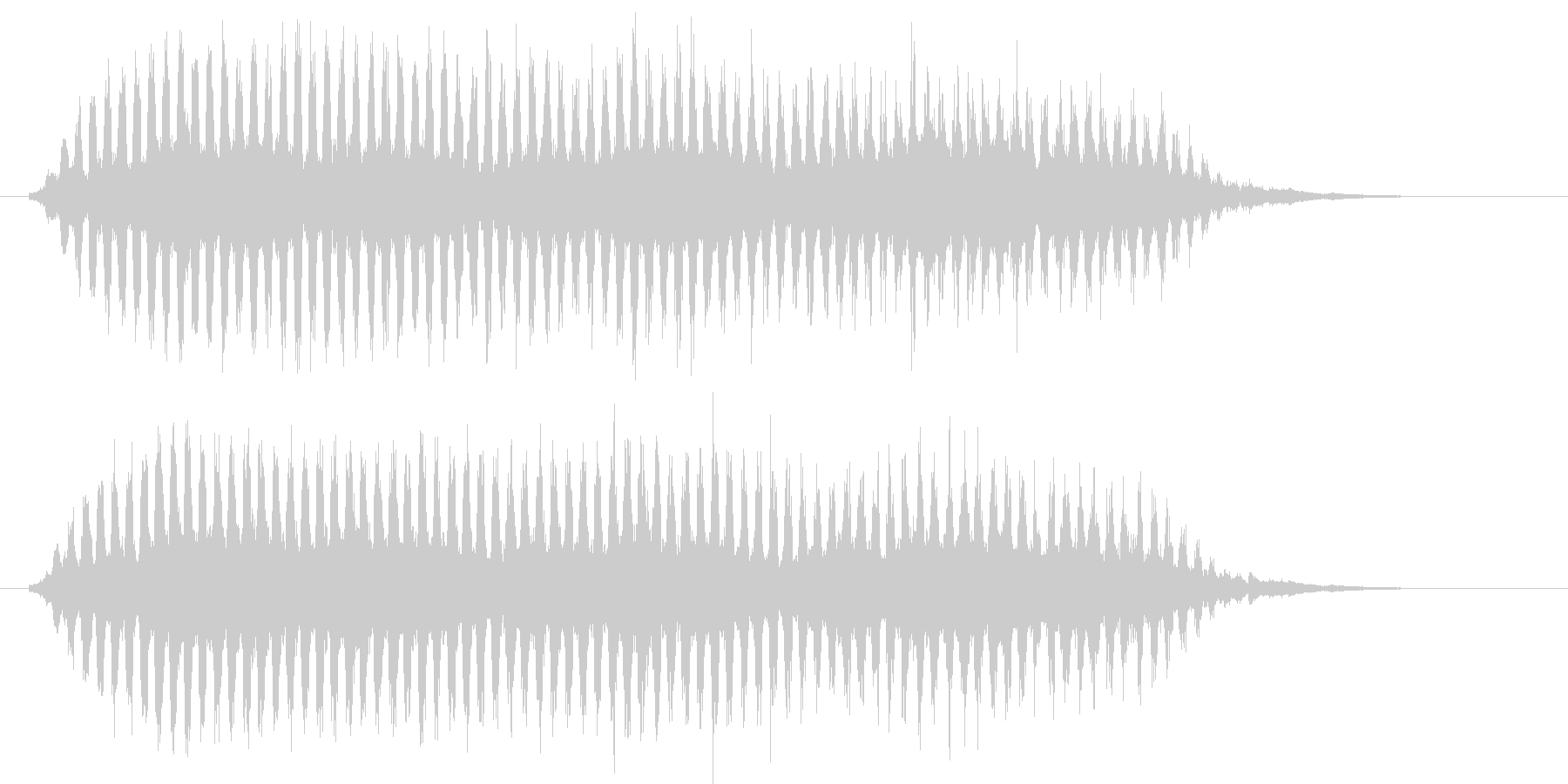 ピューン(コミカルに落下する音)の未再生の波形