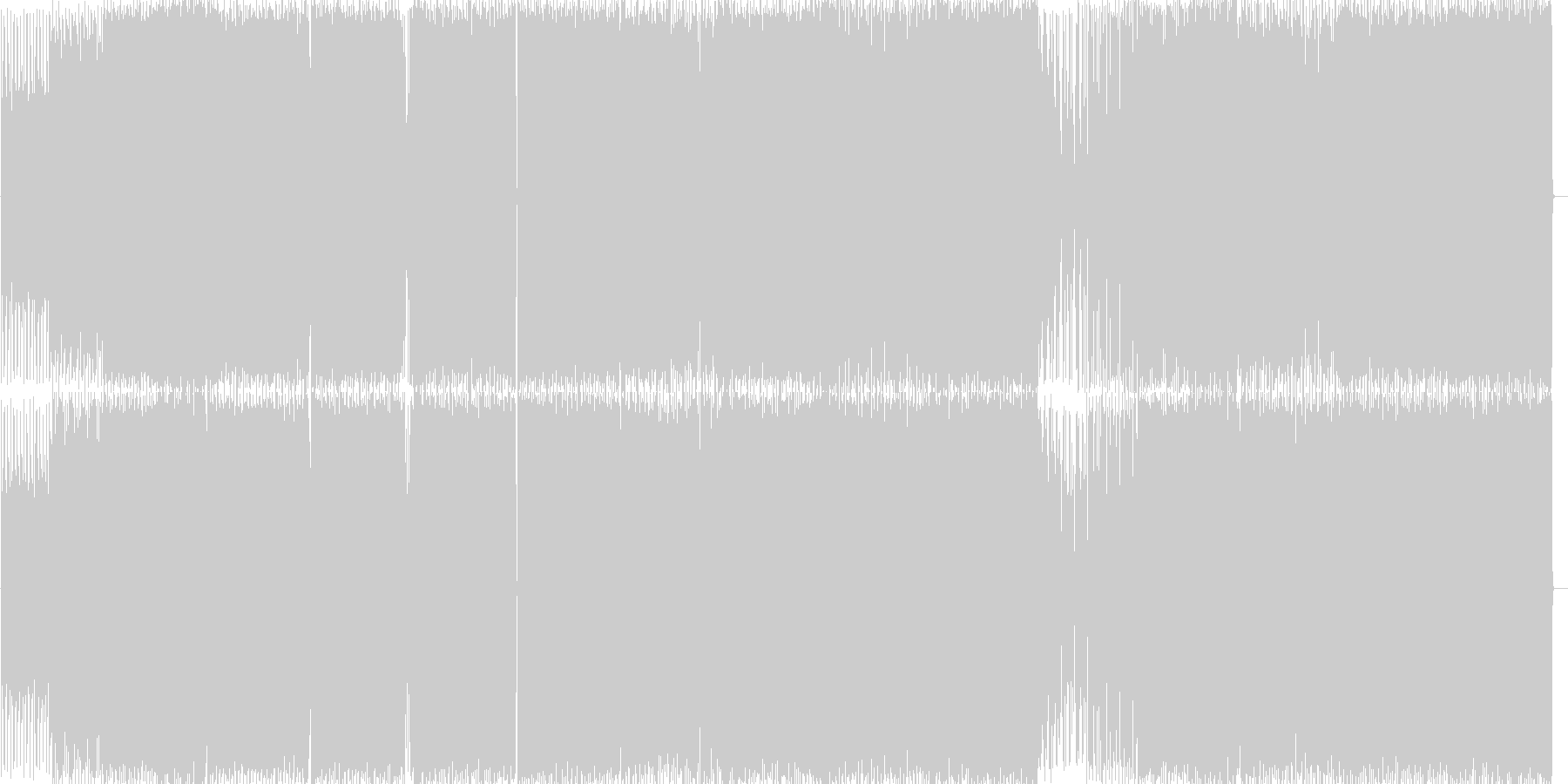 和テイストのメロディのエレクトロニカの未再生の波形