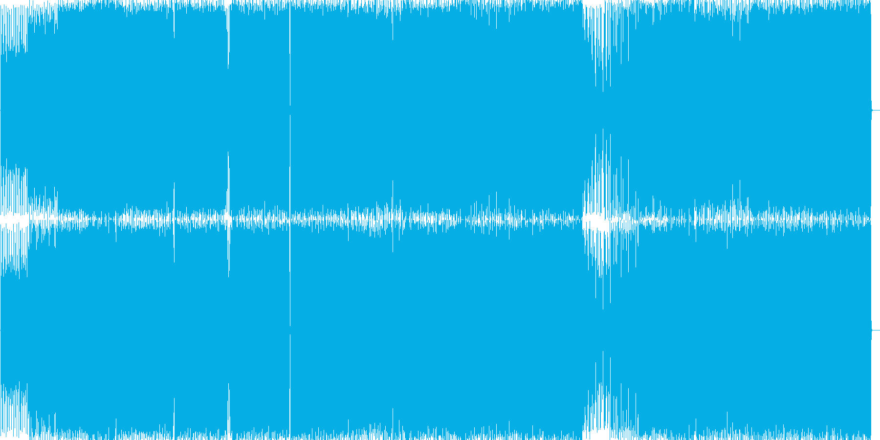 和テイストのメロディのエレクトロニカの再生済みの波形