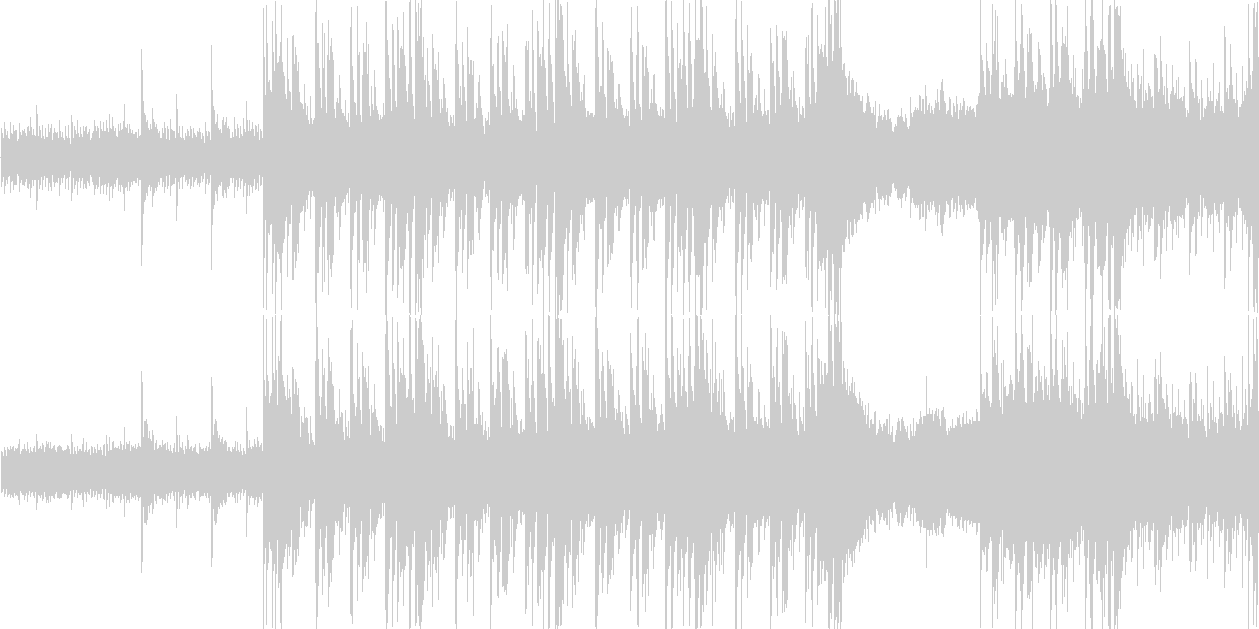 和風ループ音源【-12dBFS】の未再生の波形