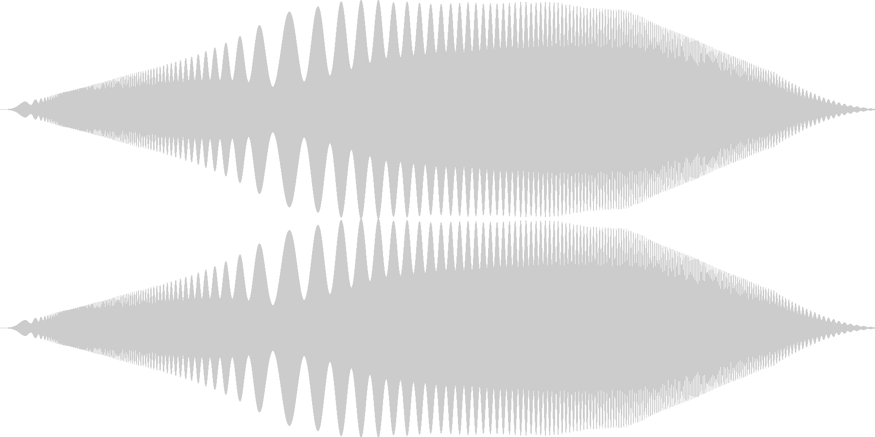 ぴゆわぁお みたいな音です。の未再生の波形