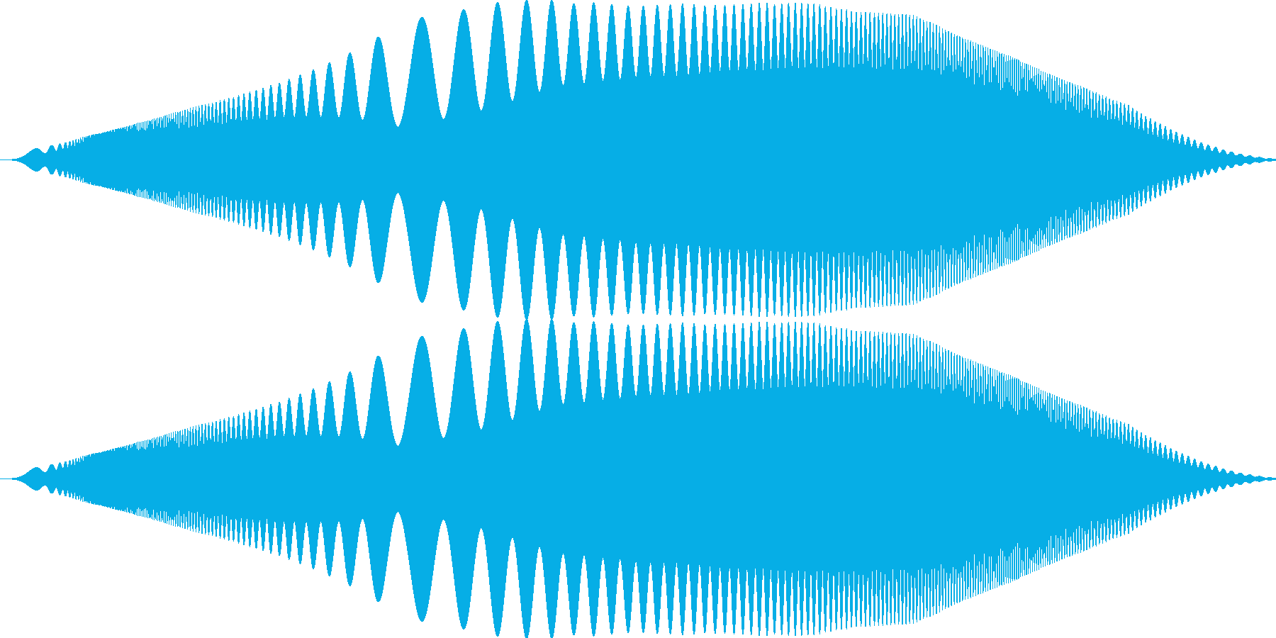 ぴゆわぁお みたいな音です。の再生済みの波形