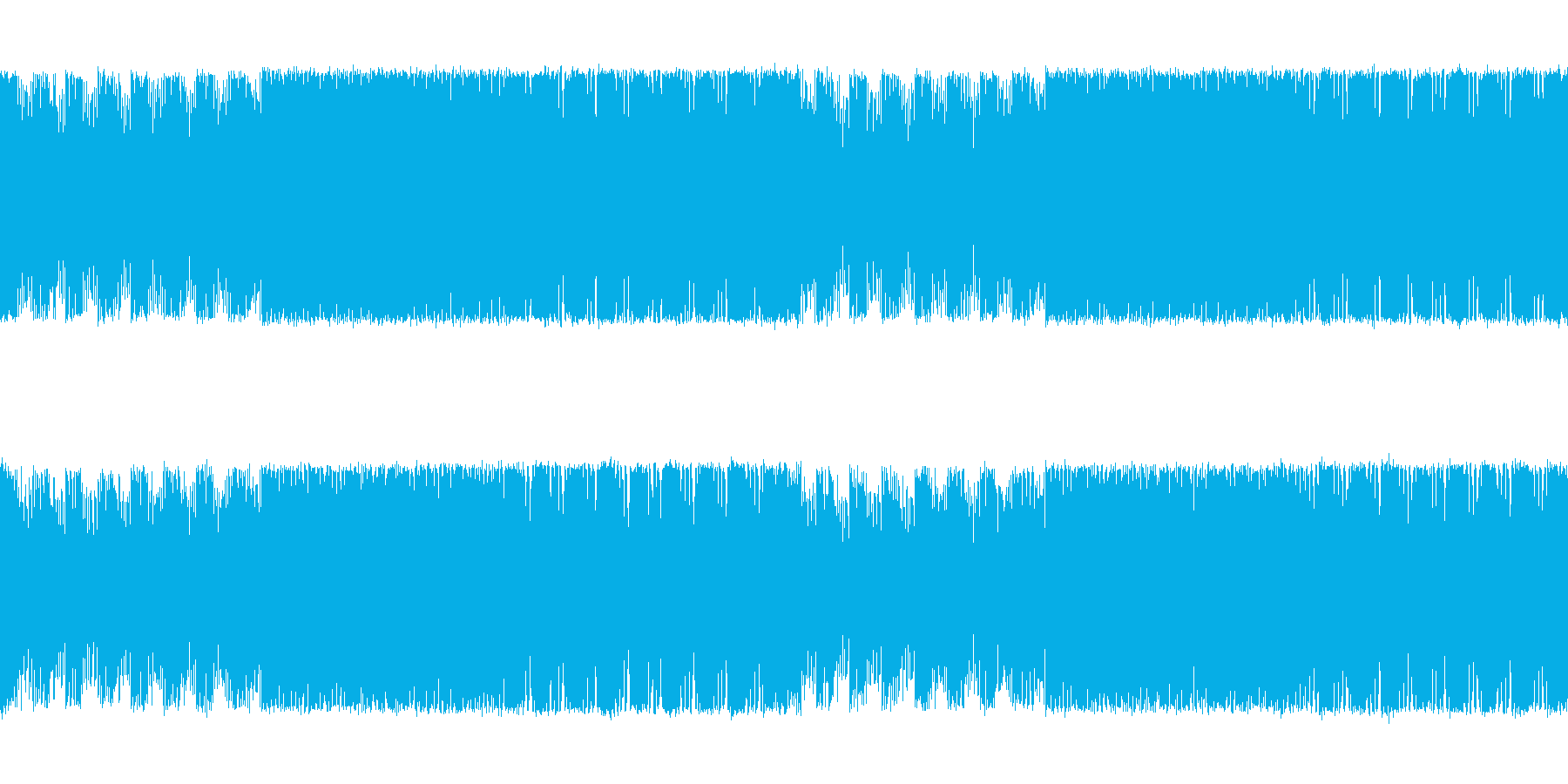 緊迫感と焦燥感のある電子系ボス系の曲の再生済みの波形