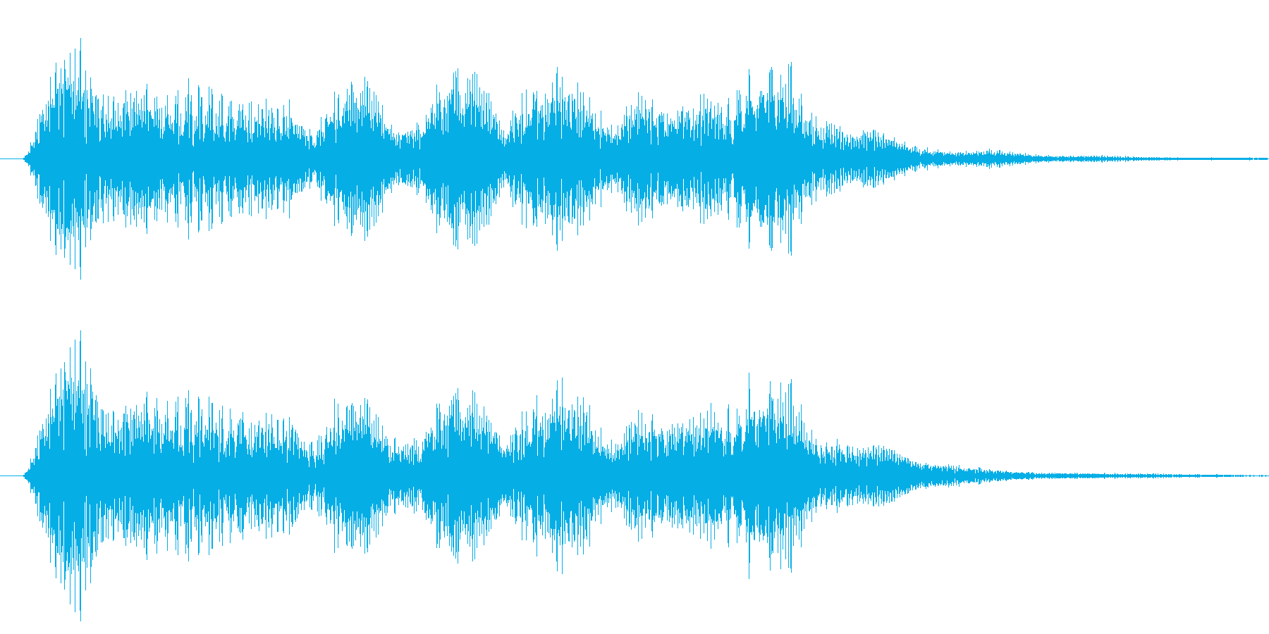 緊張感を意識した短いシーン効果音です。の再生済みの波形