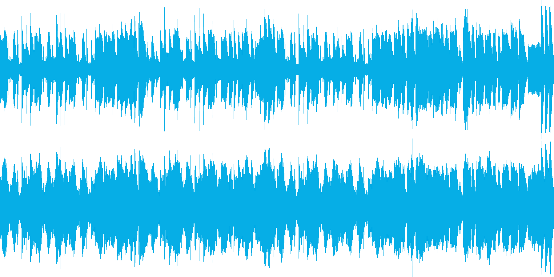 爽やかな行進曲の再生済みの波形