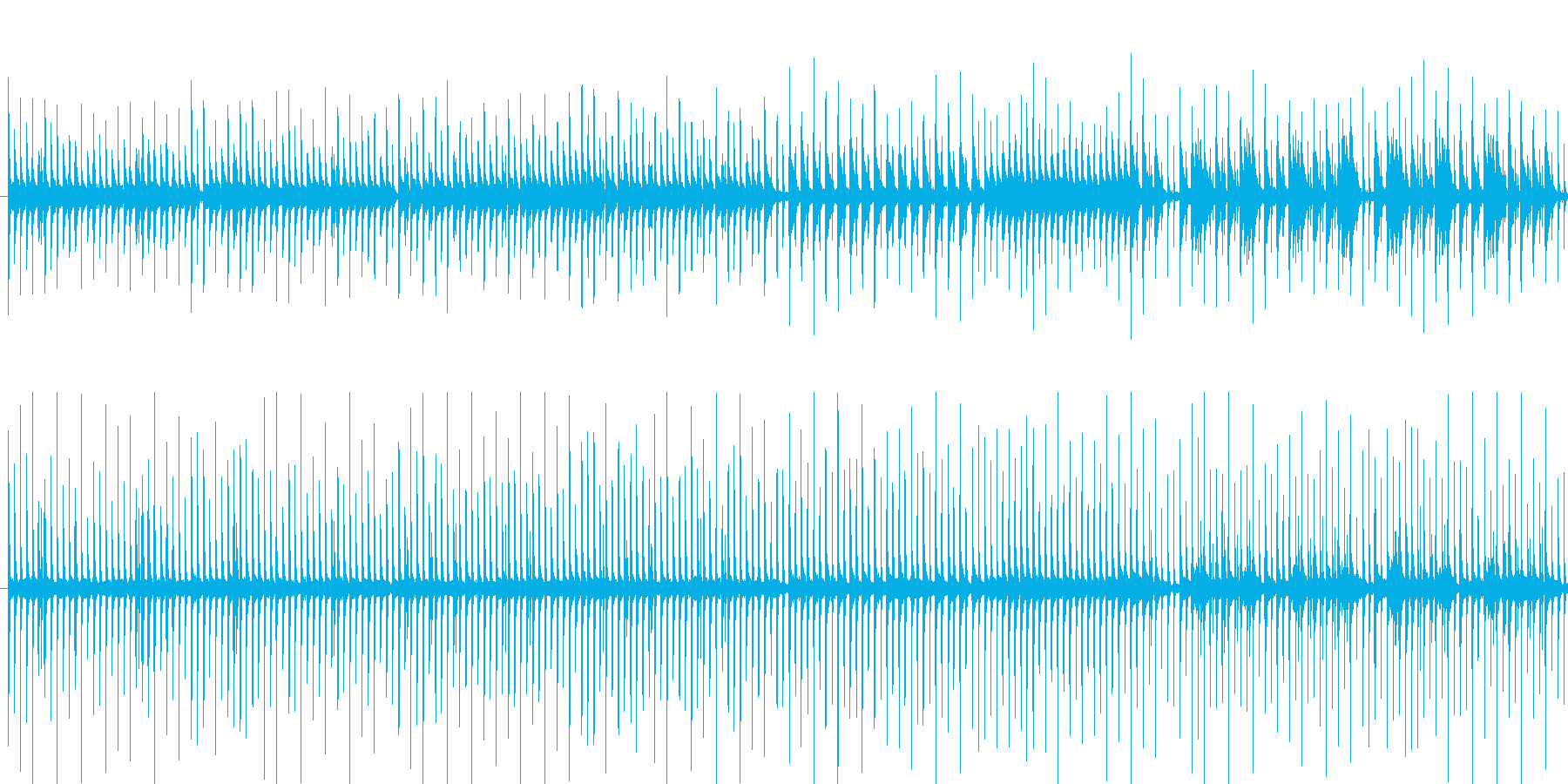 打楽器をメインにした、わくわくした弾む…の再生済みの波形