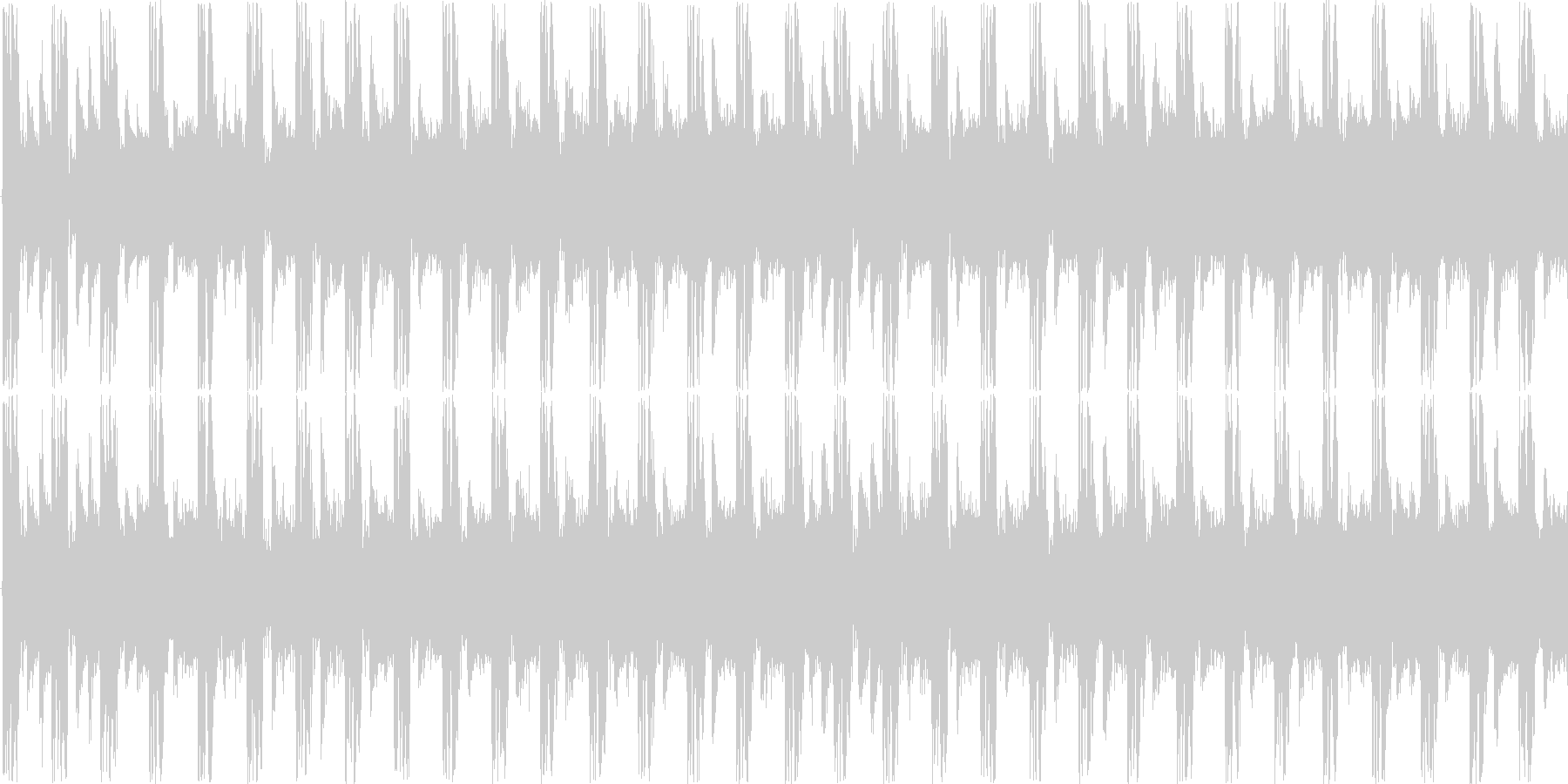 リズミックなイメージをした楽曲です。の未再生の波形