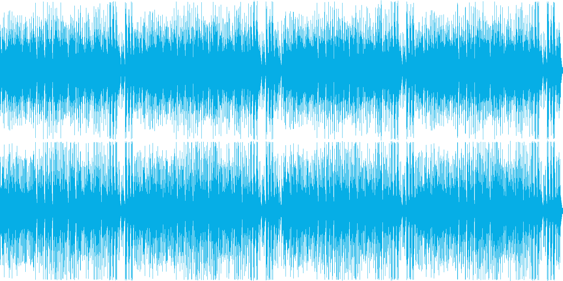 明るい気分になる行進曲。ゲーム用途に。の再生済みの波形