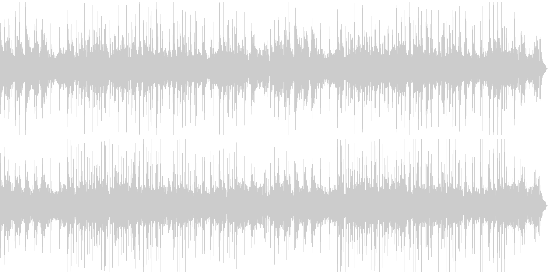 ゆったり落ち着いたムードのソロ・ピアノ曲の未再生の波形
