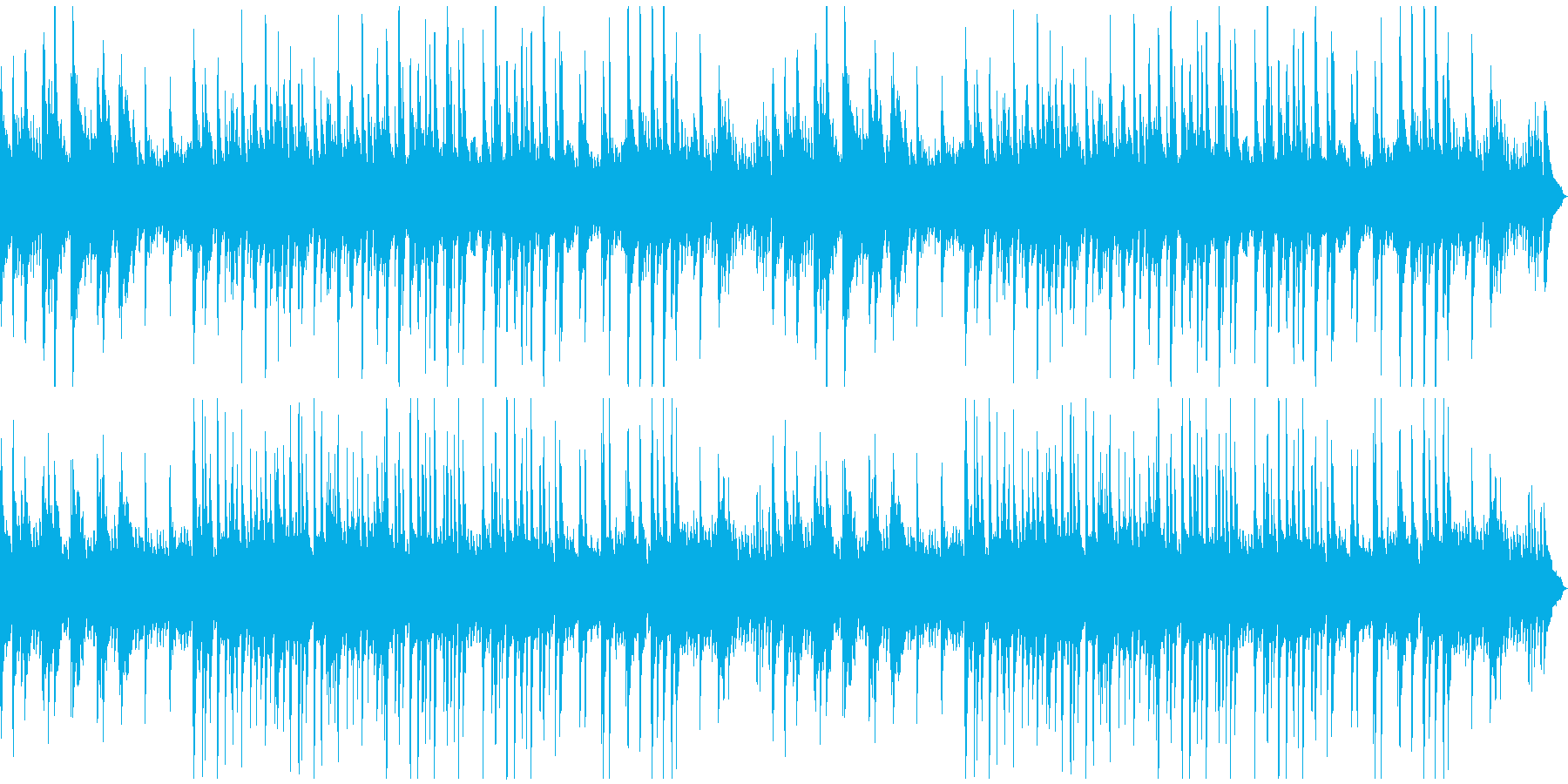 ゆったり落ち着いたムードのソロ・ピアノ曲の再生済みの波形