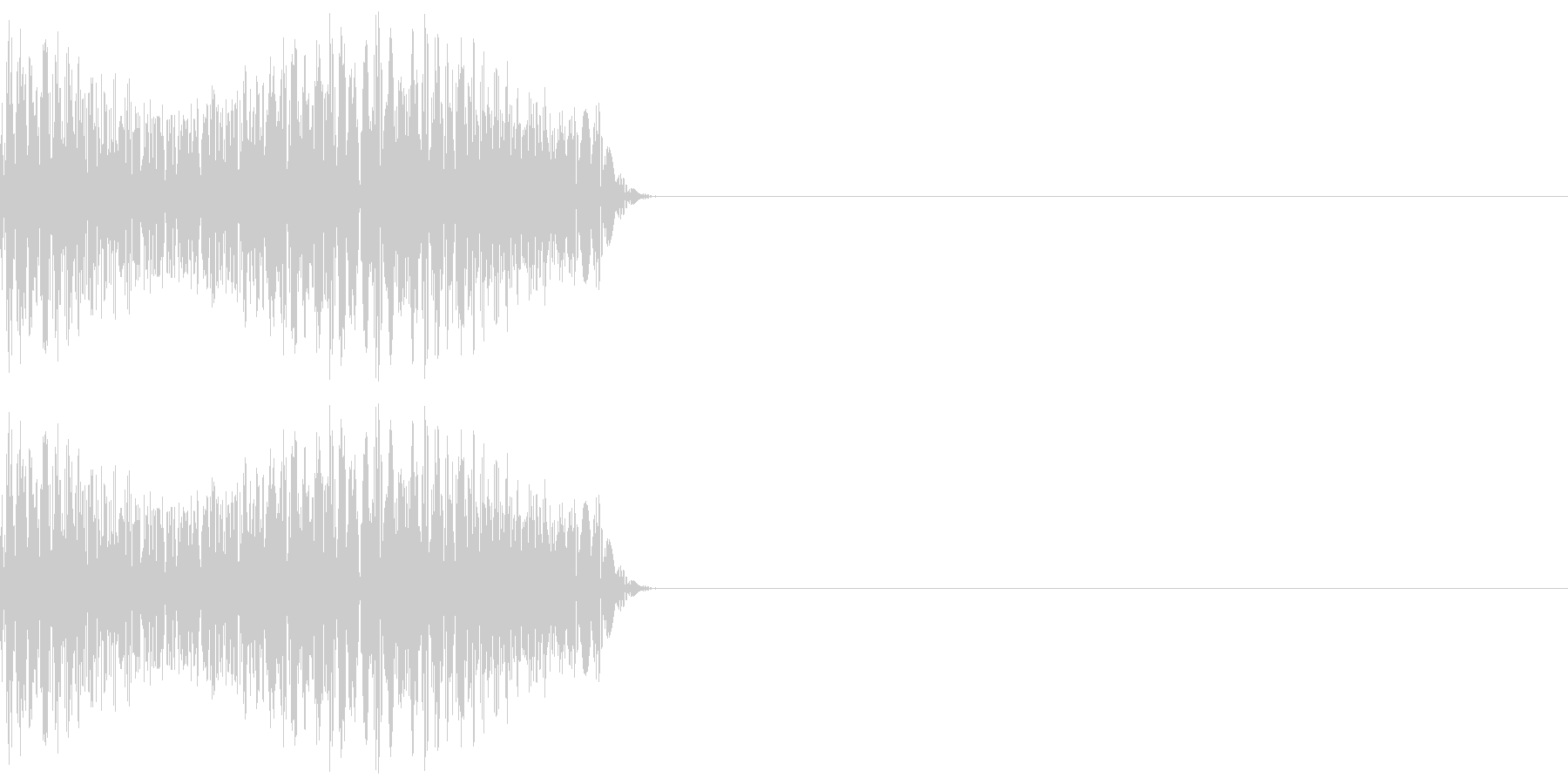 ゲーム等の禁止音「ブッ」 低めの音程の未再生の波形