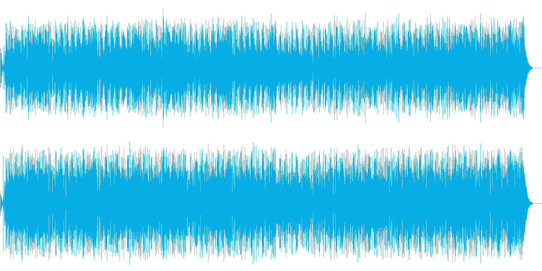 優雅でお洒落なFM風フュージョンの再生済みの波形
