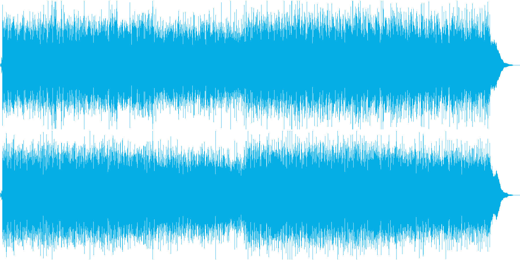 かわいらしくファンタジックな蜜柑の曲の再生済みの波形