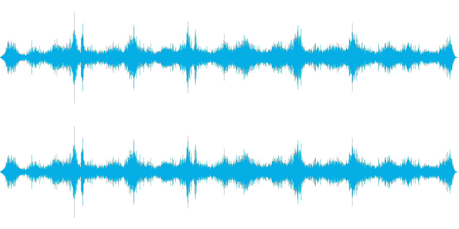お米を研ぐ音(台所/炊事/ごはん)の再生済みの波形