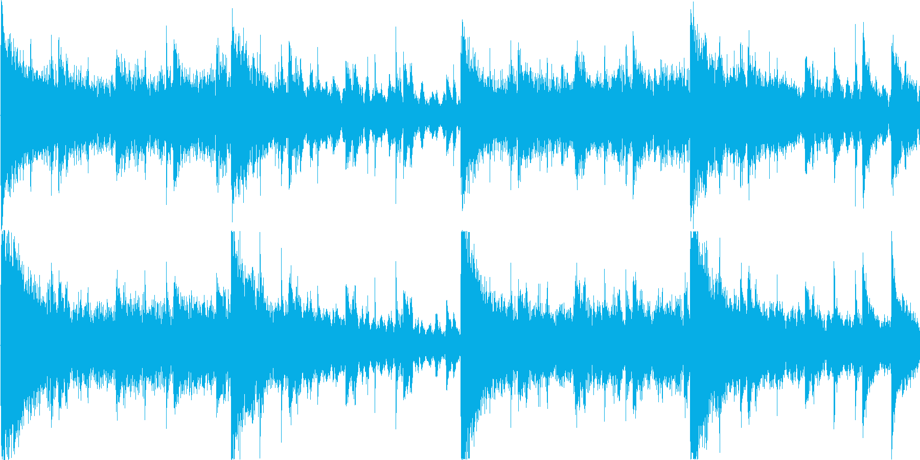 不安を感じる楽曲ですの再生済みの波形