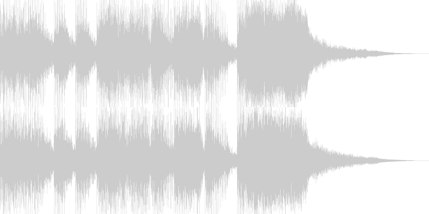 発展ジングル(5sec)の未再生の波形