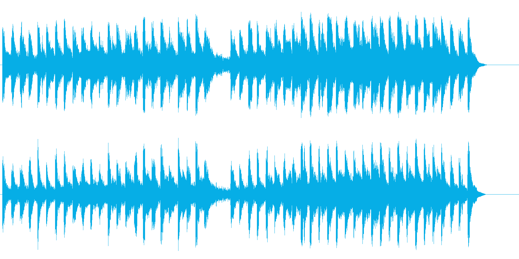 春の訪れを感じた生き物を描く環境音楽の再生済みの波形