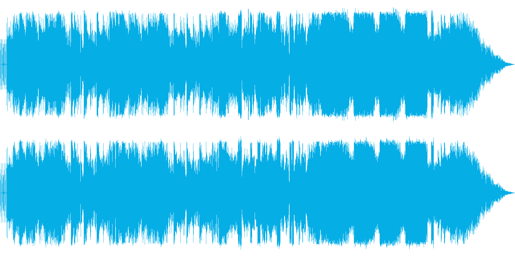 インパクトある音源です。ダブスッテプ・…の再生済みの波形