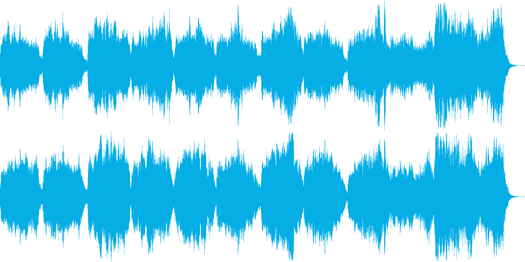 聖なる感じのオーケストラの再生済みの波形