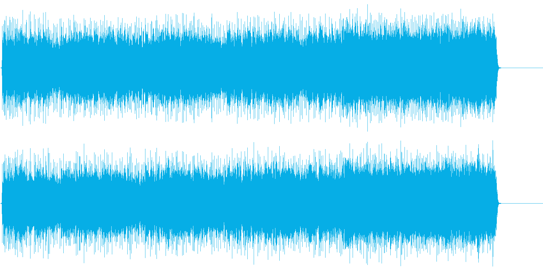 情熱的で爽やかなポップ(Aメロ~Bメロ)の再生済みの波形