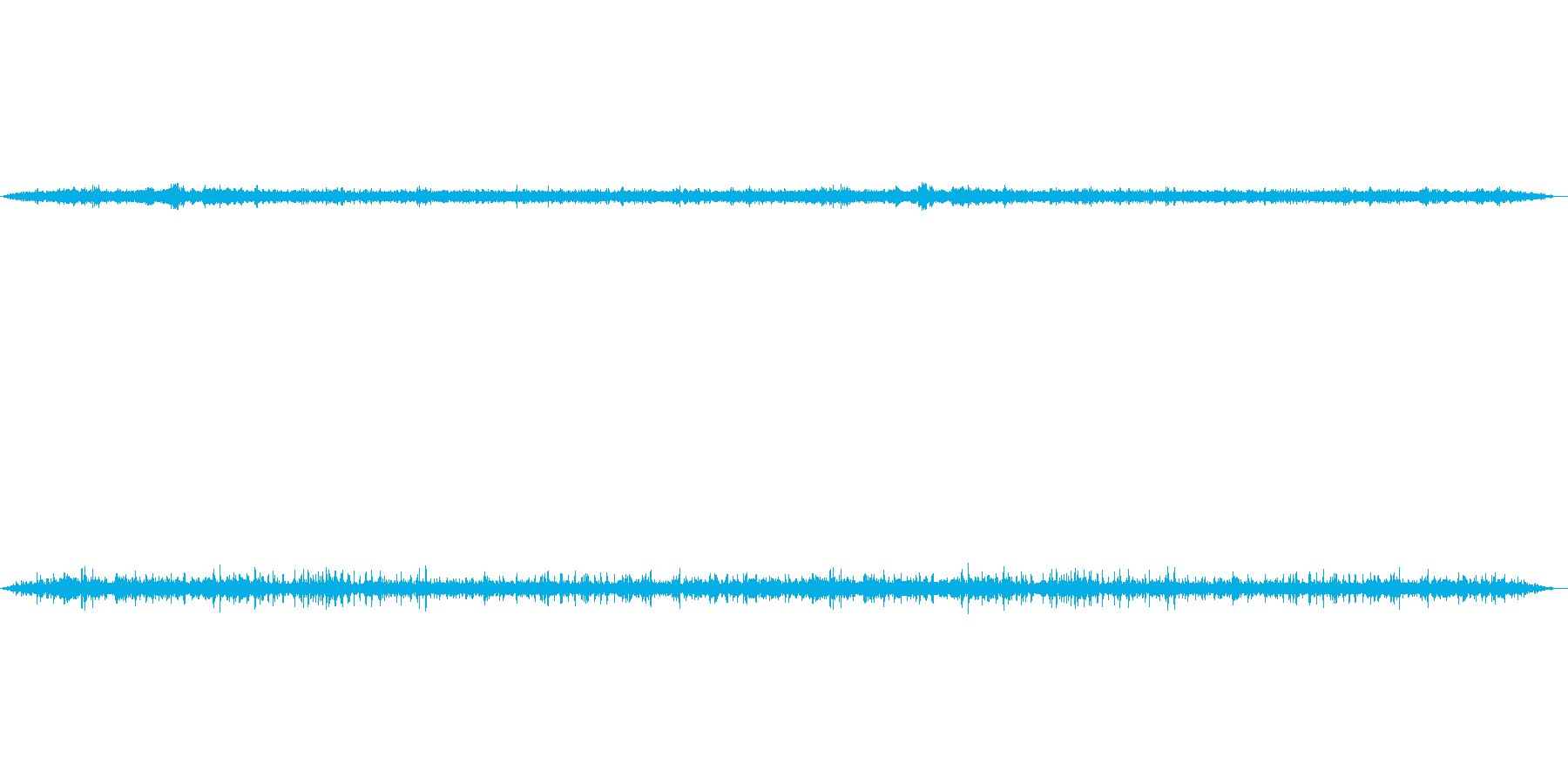 春の早朝の音を2つの録音方式で収音して…の再生済みの波形