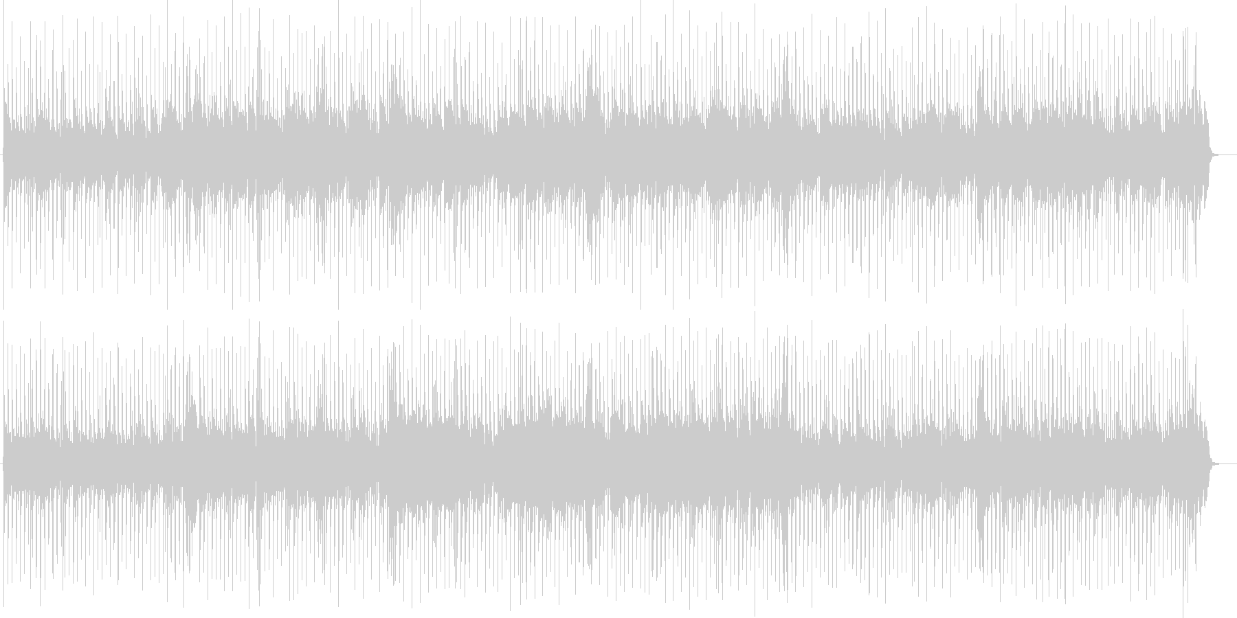 可愛いカントリーミュージックBGMの未再生の波形