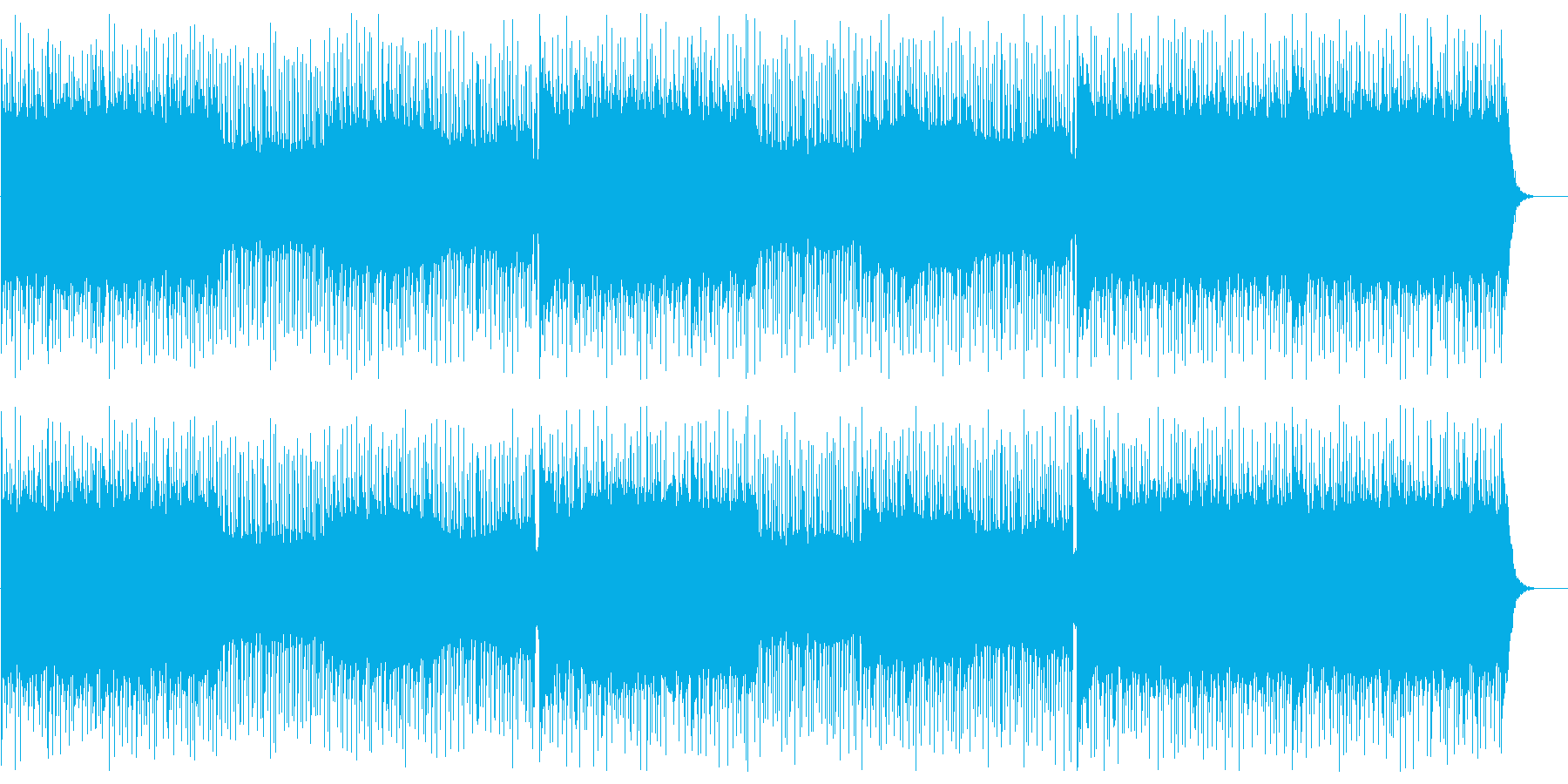 サイバー/ヒップホップ/ファミコン/低音の再生済みの波形