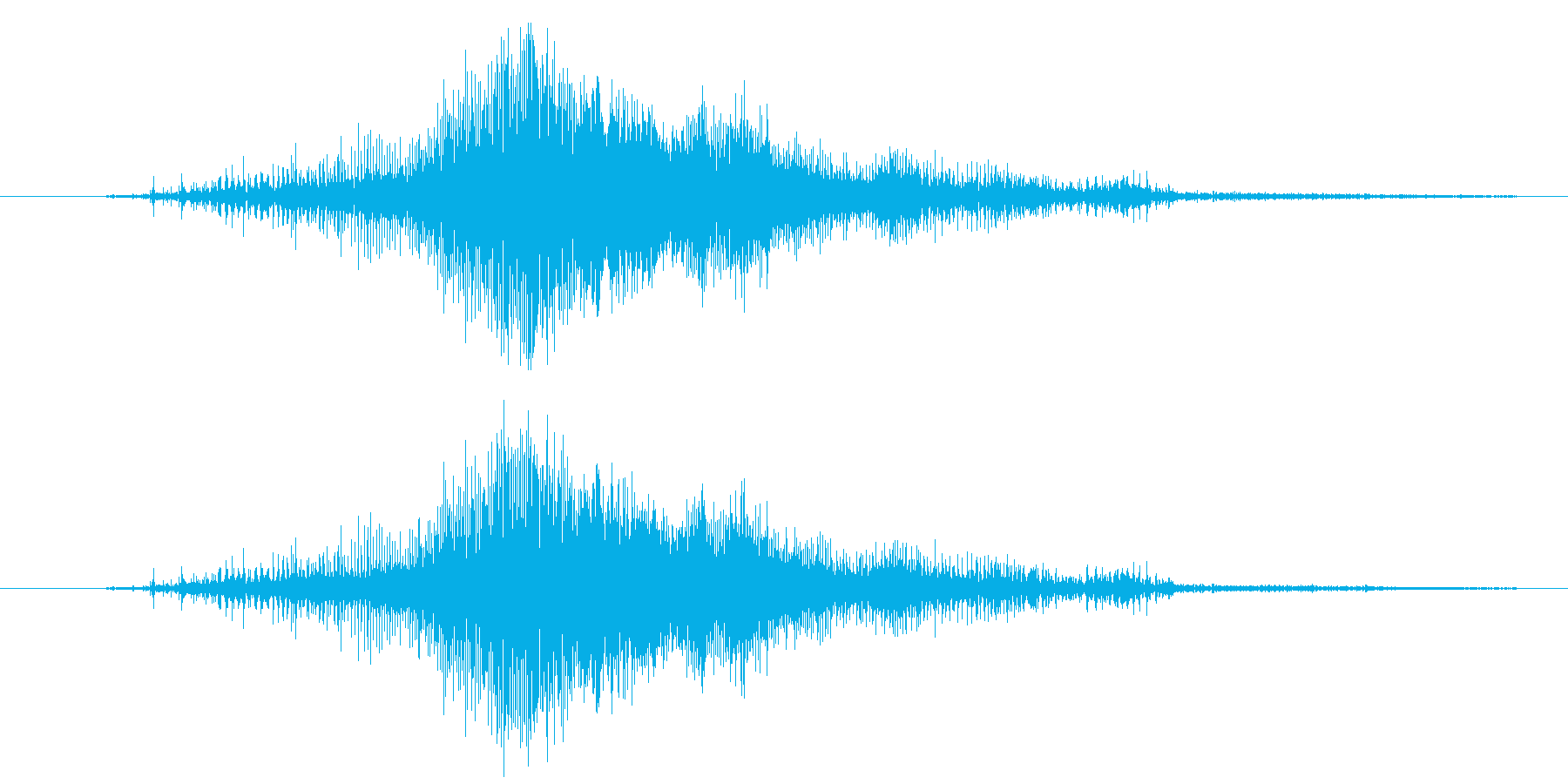 ジー!ジッパーの音。下げる音。上げる音。の再生済みの波形