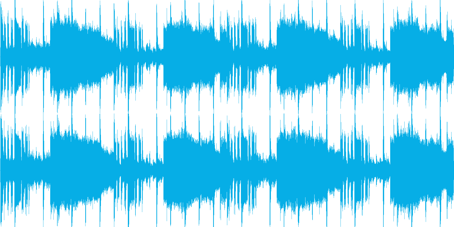 ヒップホップを感じる楽曲です。の再生済みの波形