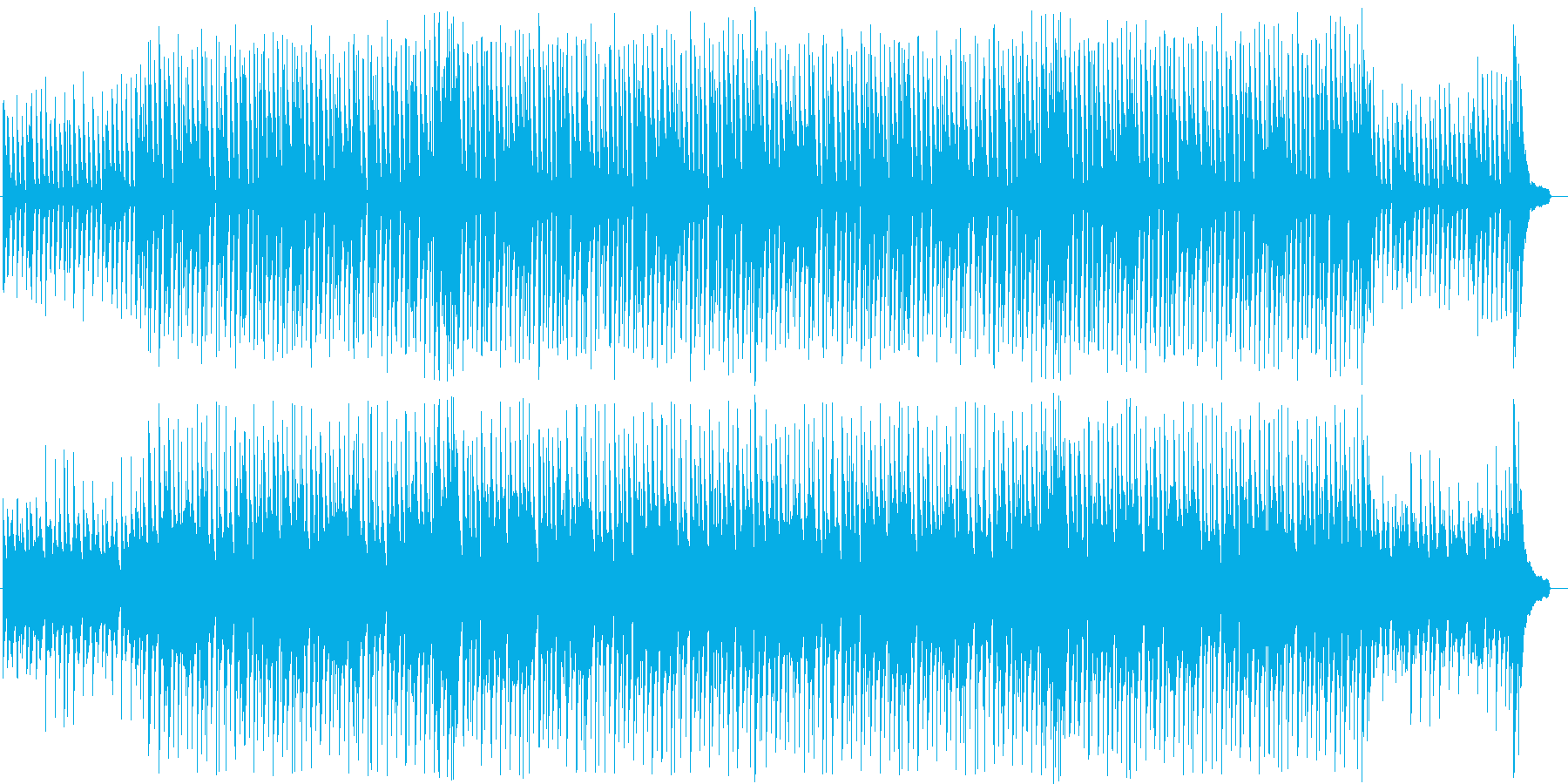 口笛メロディのコンセプトBGM♪の再生済みの波形