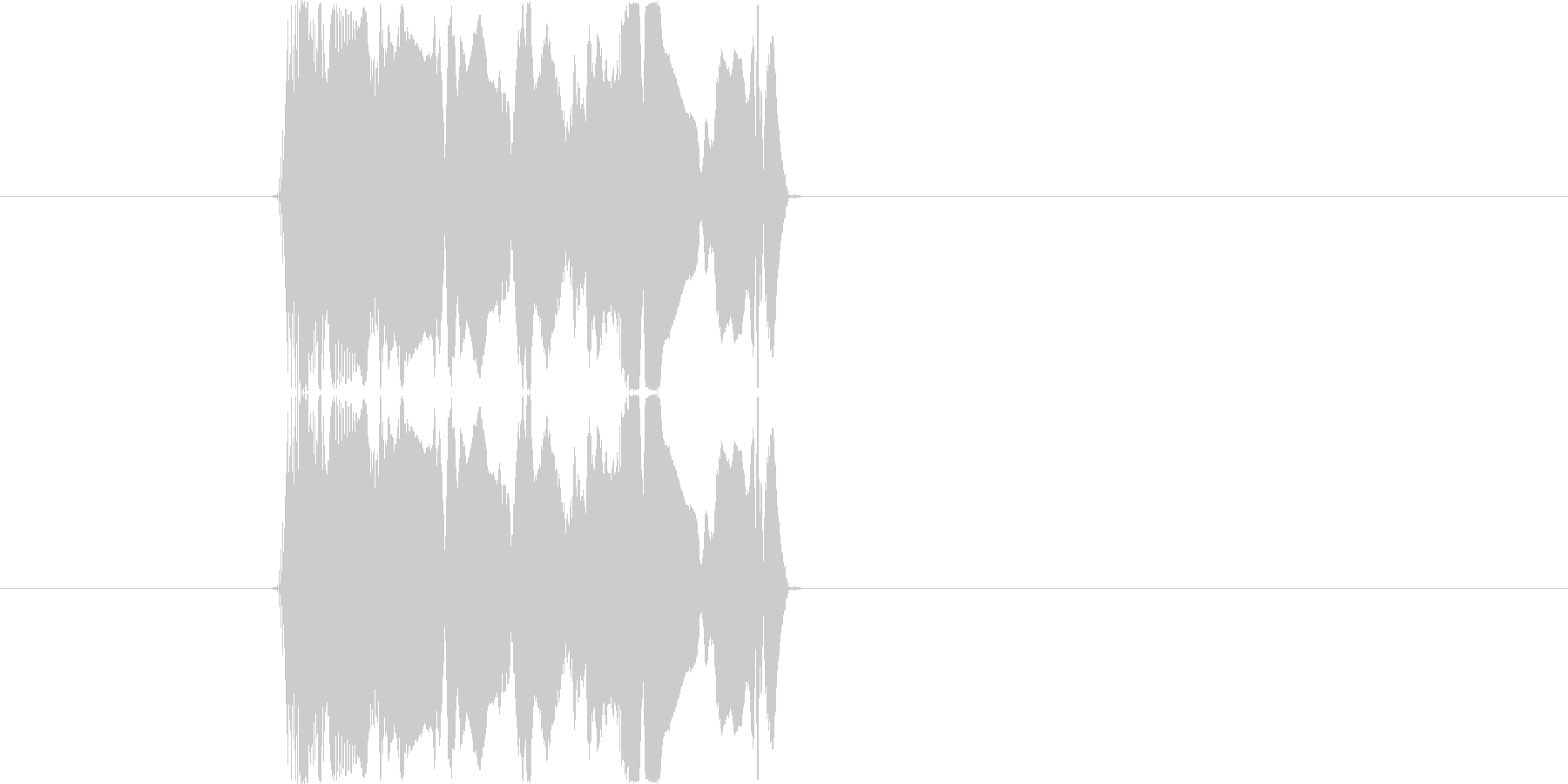 魔法で体力小回復のような音。派手ではな…の未再生の波形