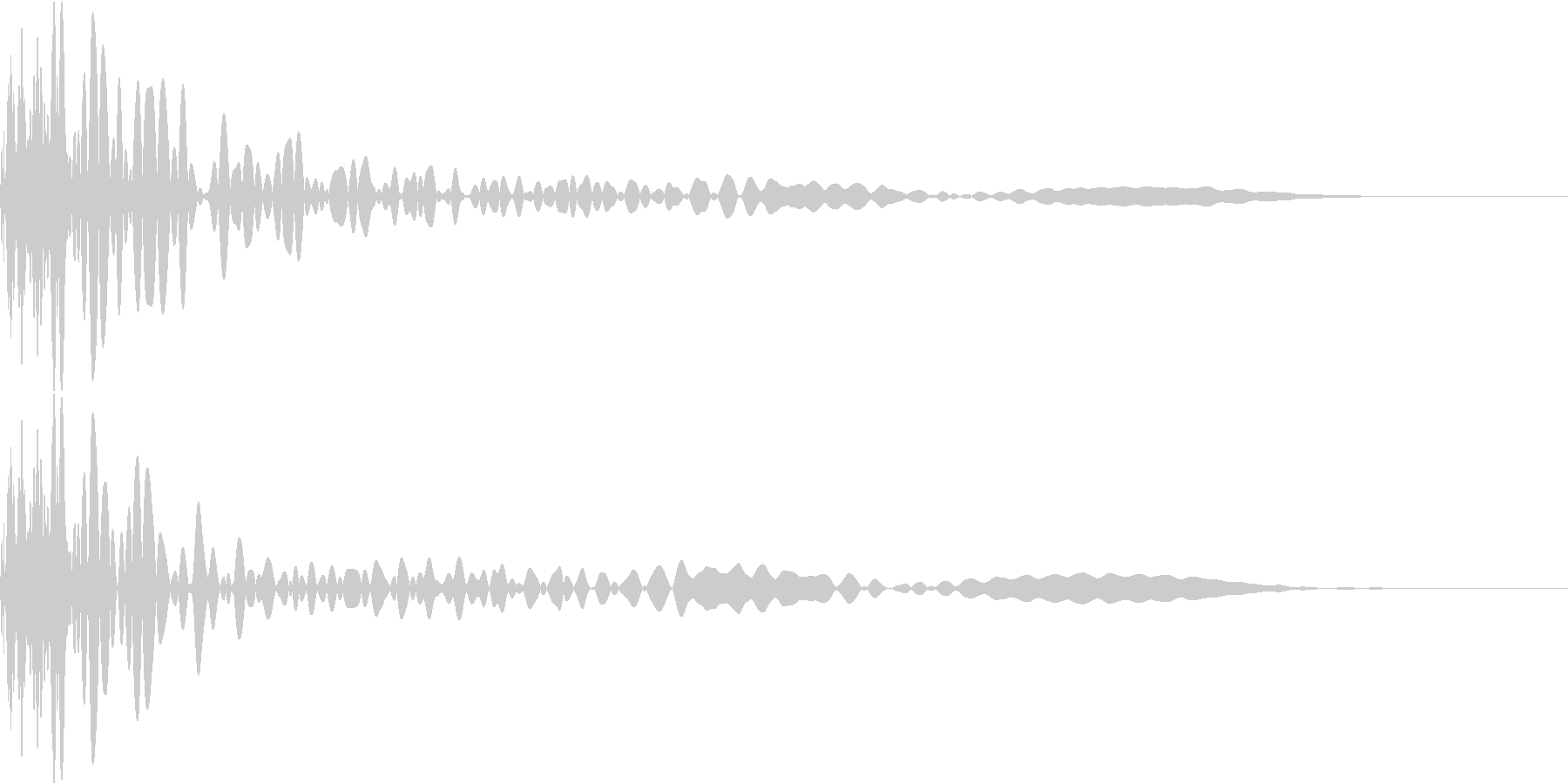 打撃音_その6の未再生の波形