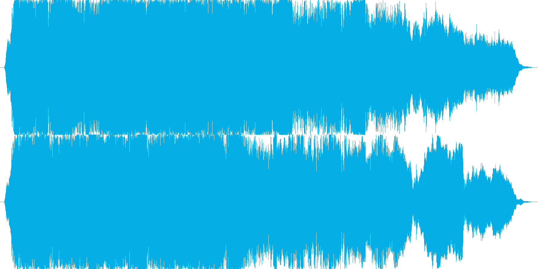 壮大な自然を感動的に描いたオーケストラの再生済みの波形