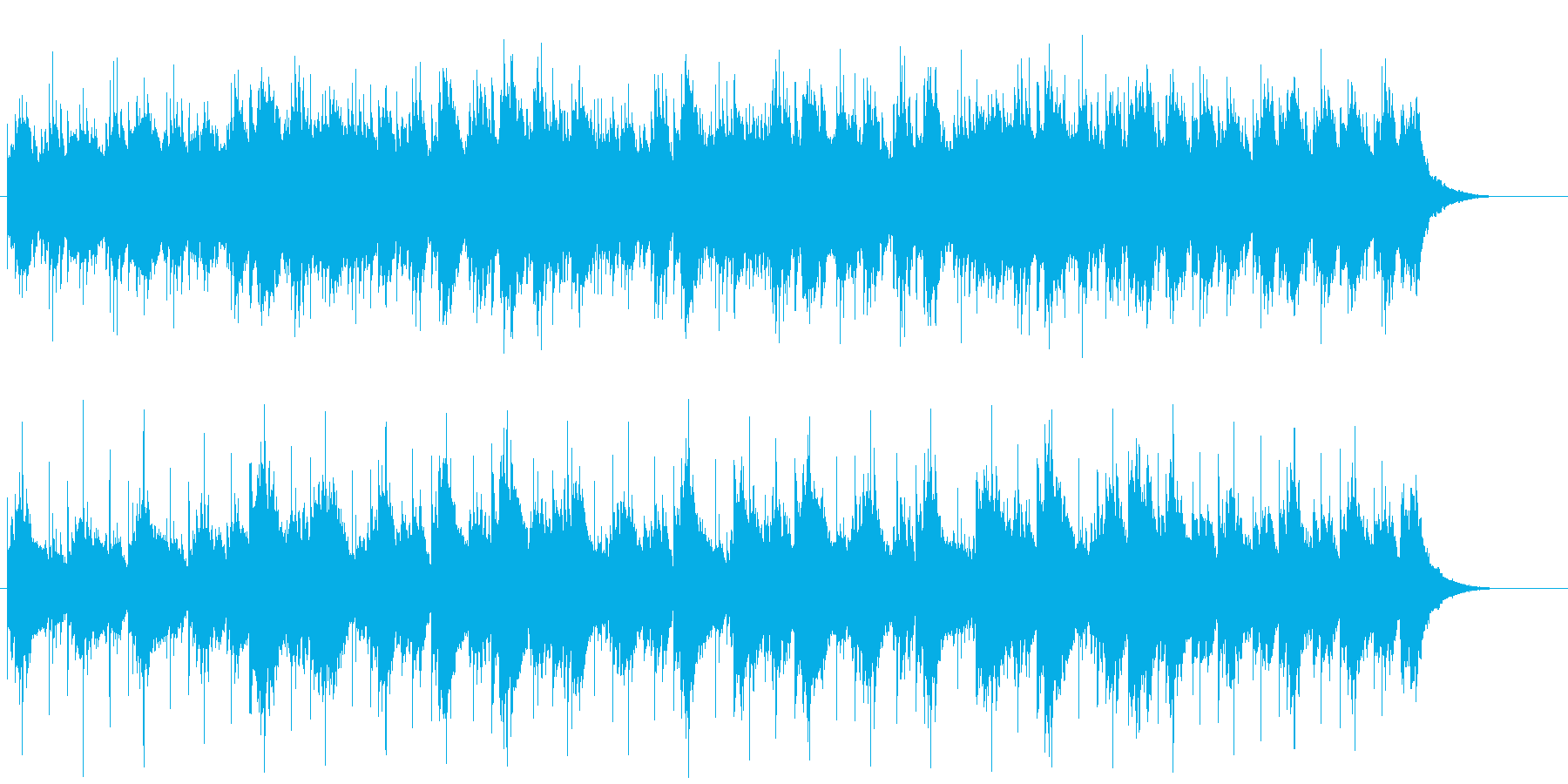 アコースティックギターの響きが心地よいの再生済みの波形