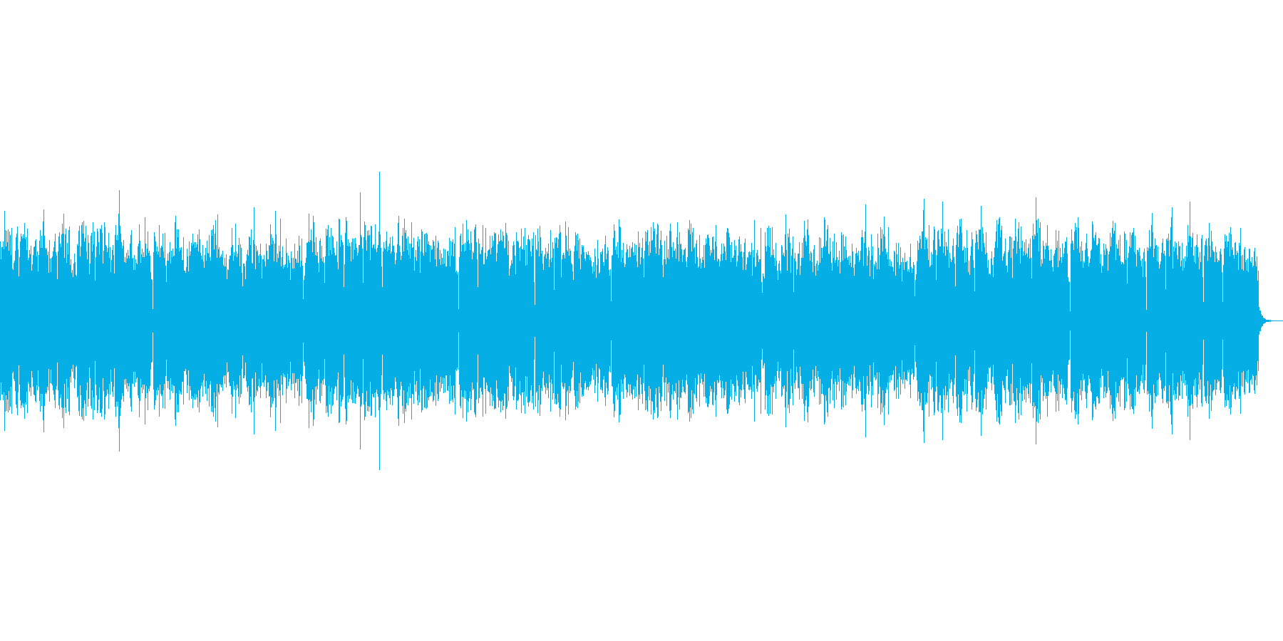 幼い子がお母さんに語り掛ける様子の曲の再生済みの波形