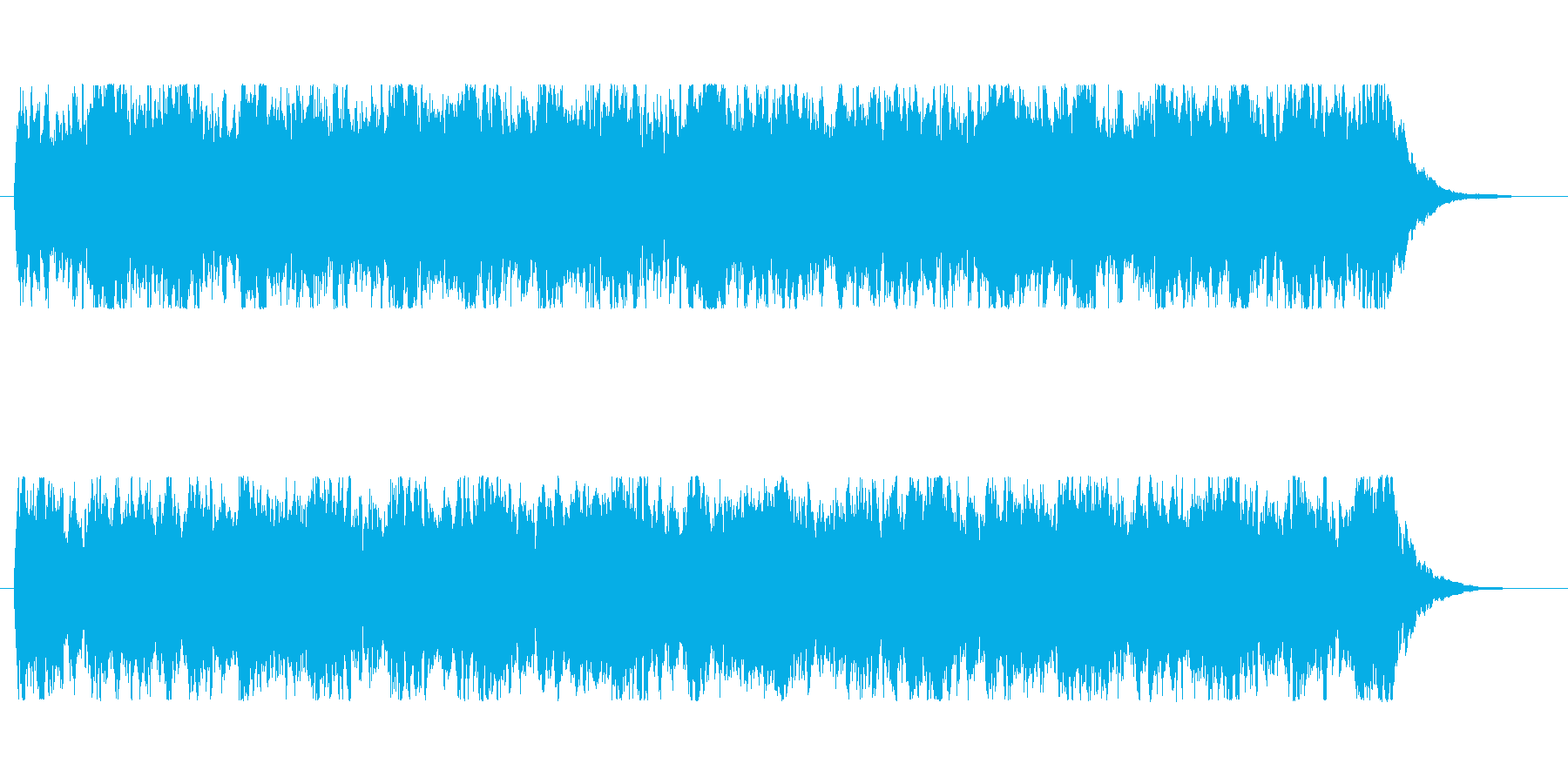 緊迫した雰囲気を演出できるアンビエントの再生済みの波形