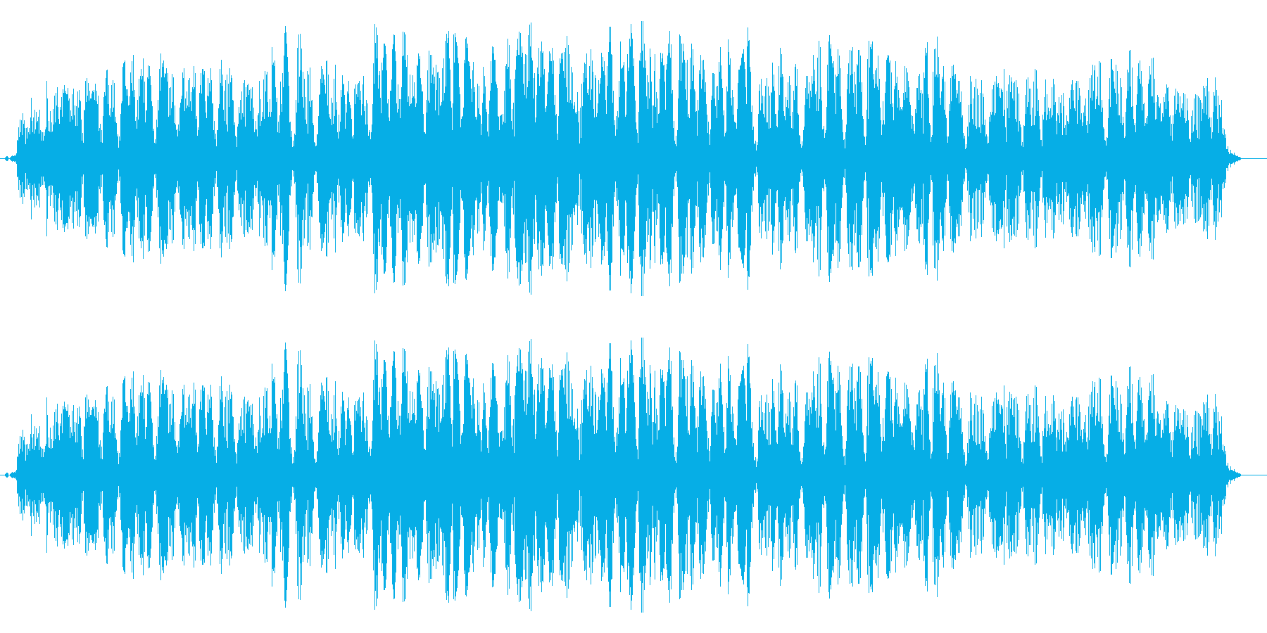 うがいの音です、(ガラガラ)の再生済みの波形