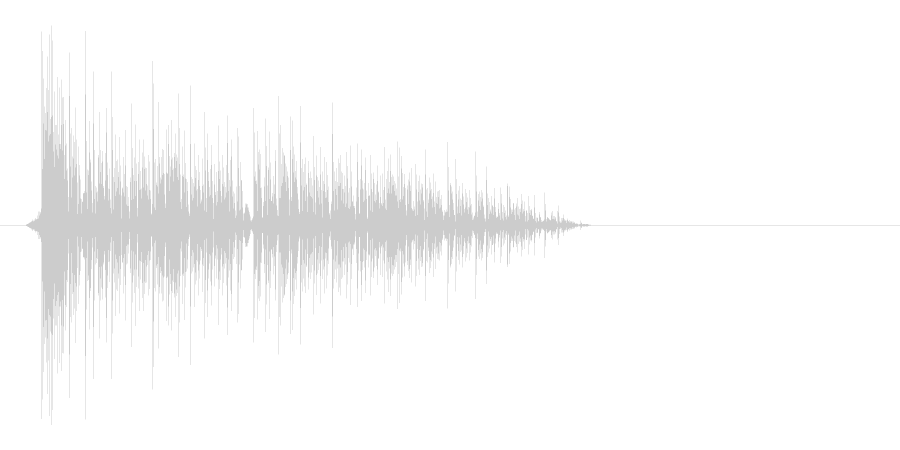 ゲーム(ファミコン風)爆発音_035の未再生の波形