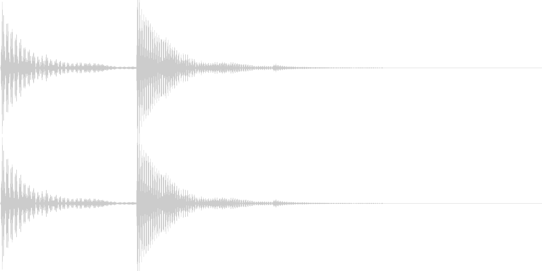 電子音(パコ)の未再生の波形