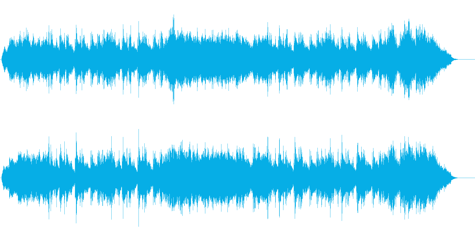 目眩をともなうイリュージョンの不思議音楽の再生済みの波形