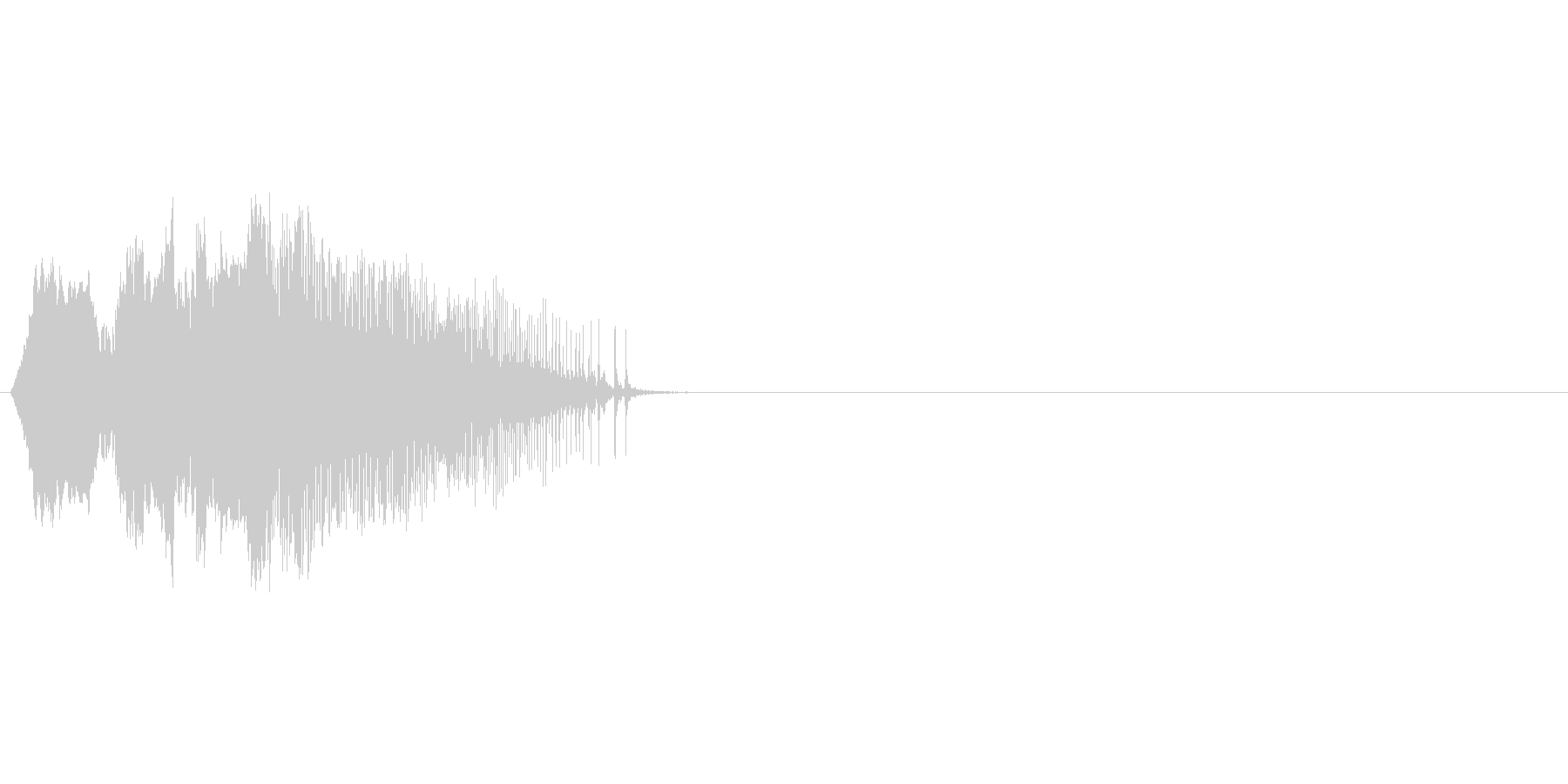 ドアがきしむ音_その4の未再生の波形