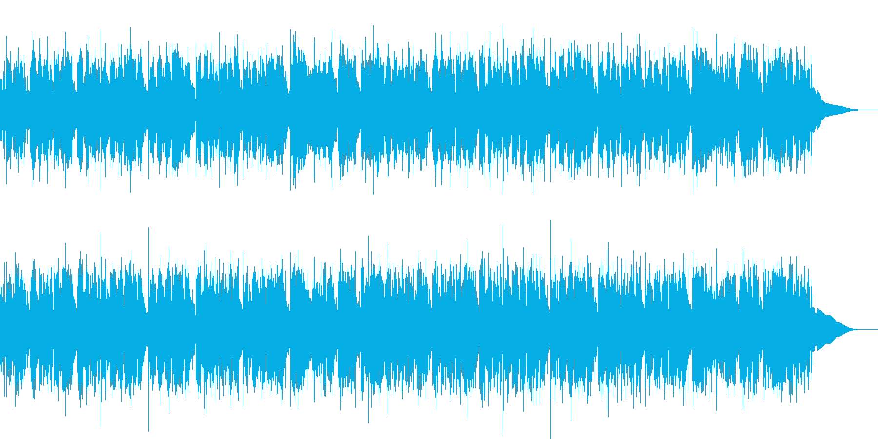 これぞ中国!二胡の曲の再生済みの波形