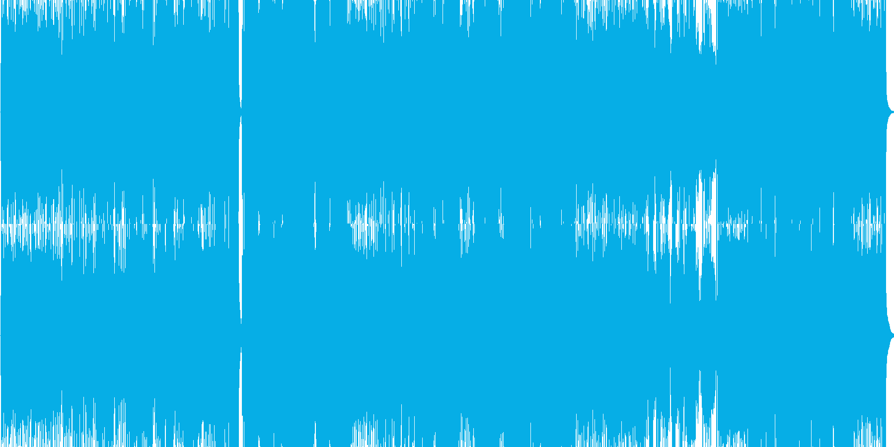 愛する人を想う情熱的ロックの再生済みの波形