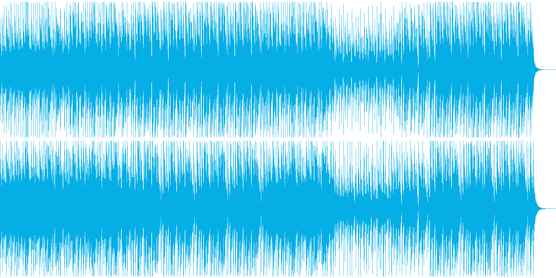 映像BGM かわいいけどしっかりサウンドの再生済みの波形