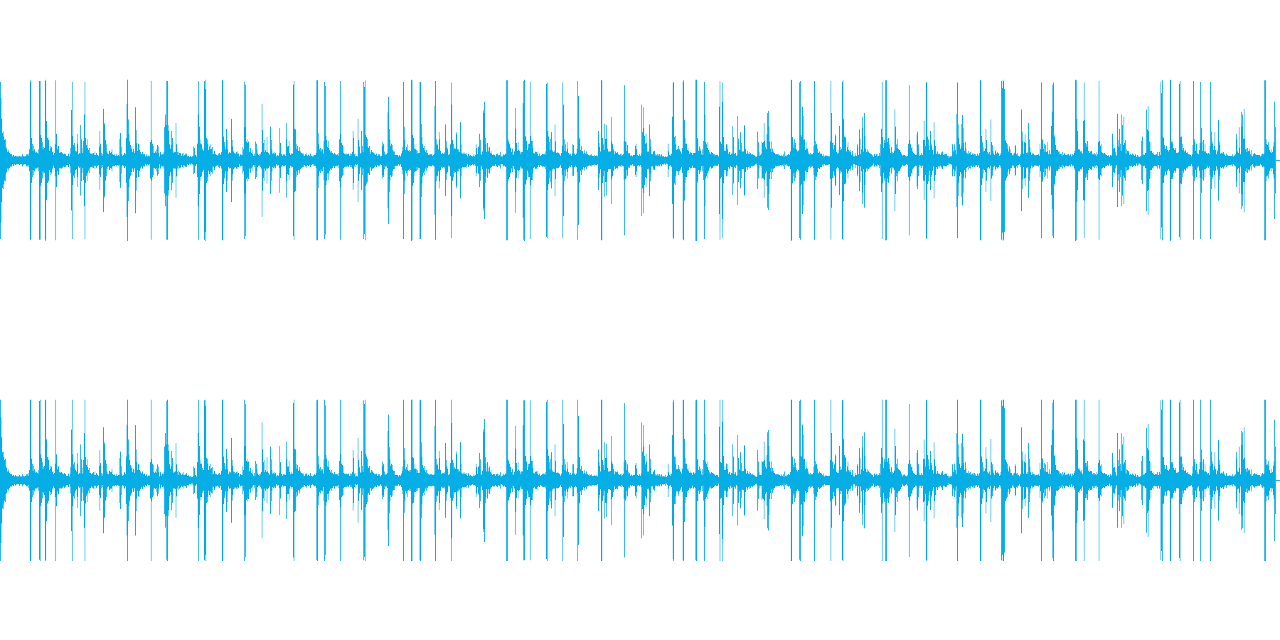 かつかつ(足音)の再生済みの波形
