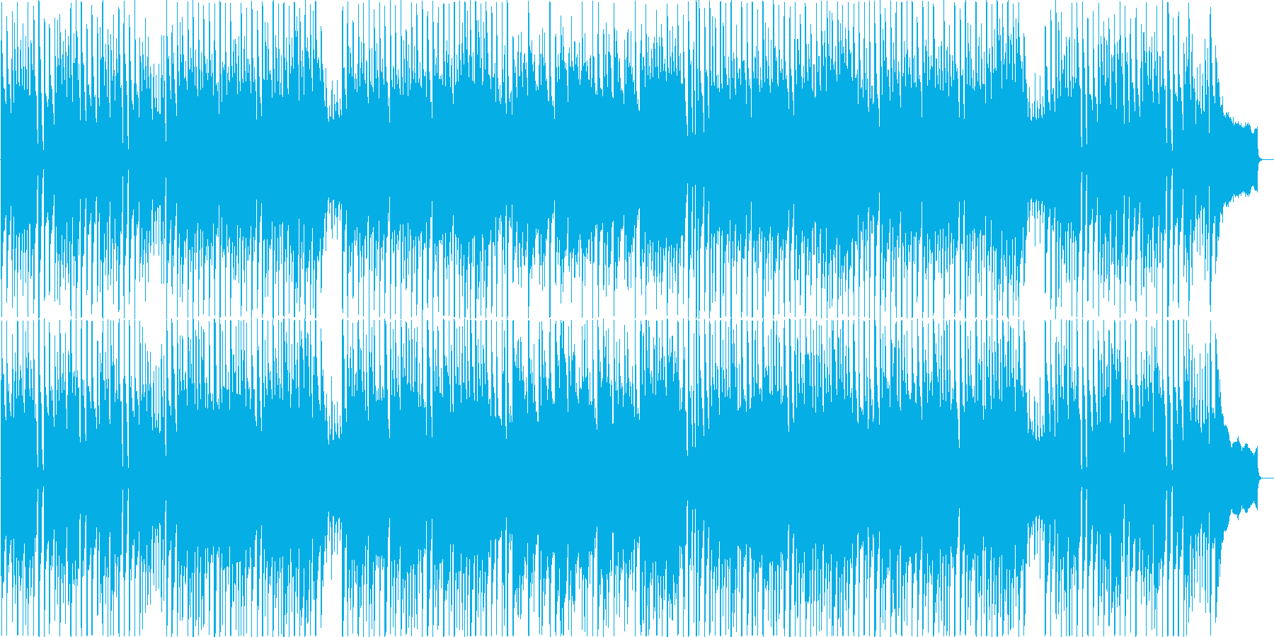 ハッピー!アップテンポBGM!の再生済みの波形